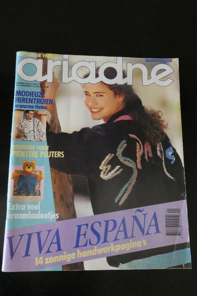Ariadne september 1989 breien borduren patchwork, Ophalen, Nieuw, Breien, Patroon of Boek