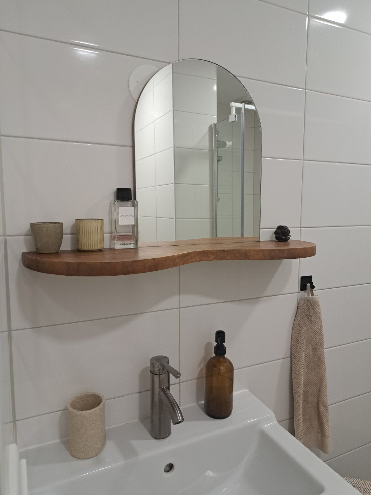 houten spiegel, Ophalen, 25 tot 50 cm, 50 tot 100 cm, Minder dan 100 cm
