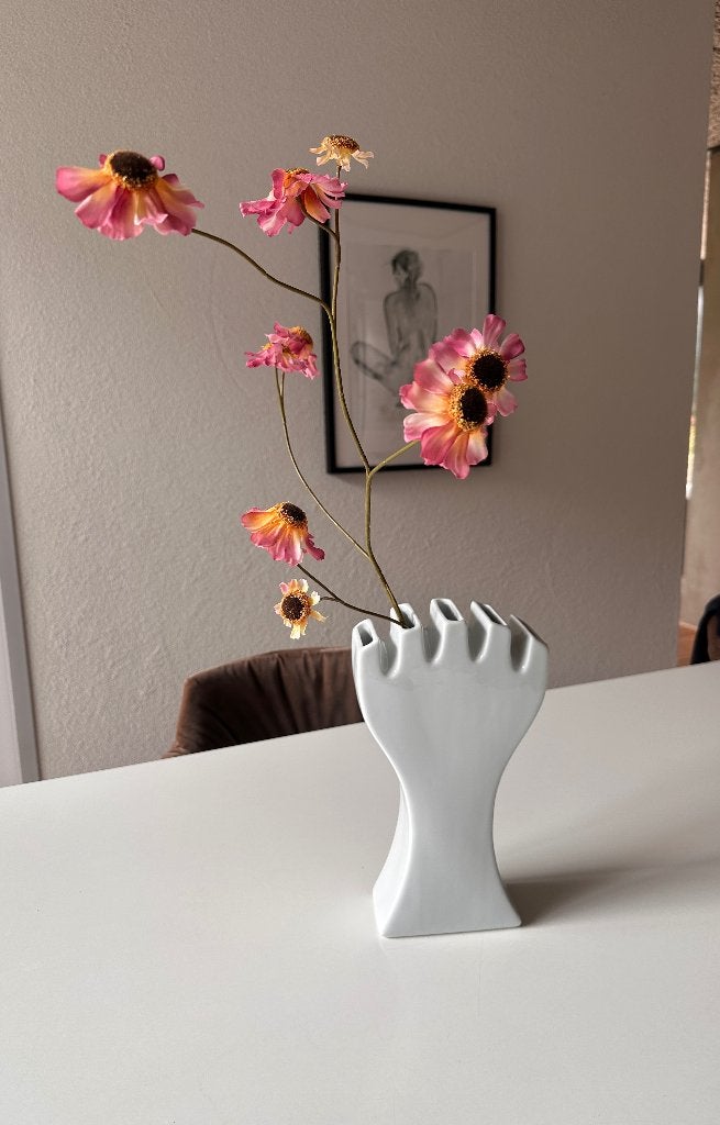 Serax vaas design, Huis en Inrichting, Woonaccessoires | Vazen, 29 cm, Wit, Ophalen of Verzenden, Zo goed als nieuw