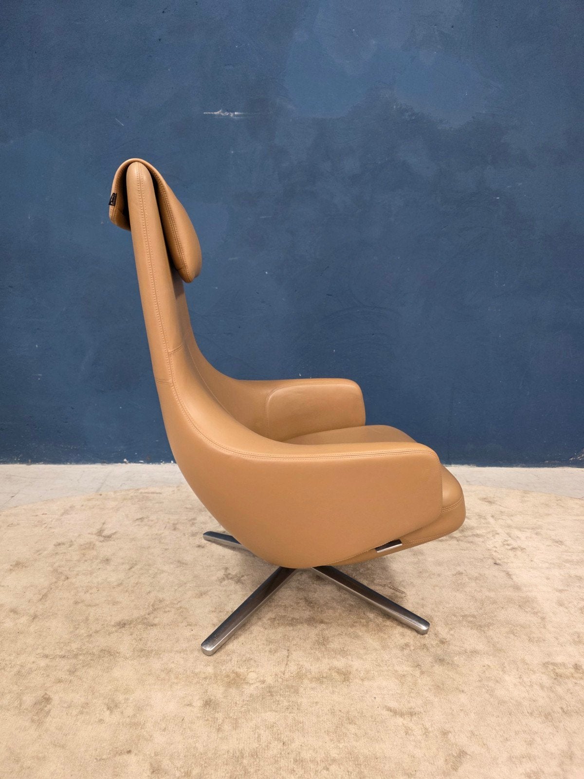 Vitra Repos lounge chair Antonio Citterio fauteuil showmodel, Ophalen of Verzenden, Leer