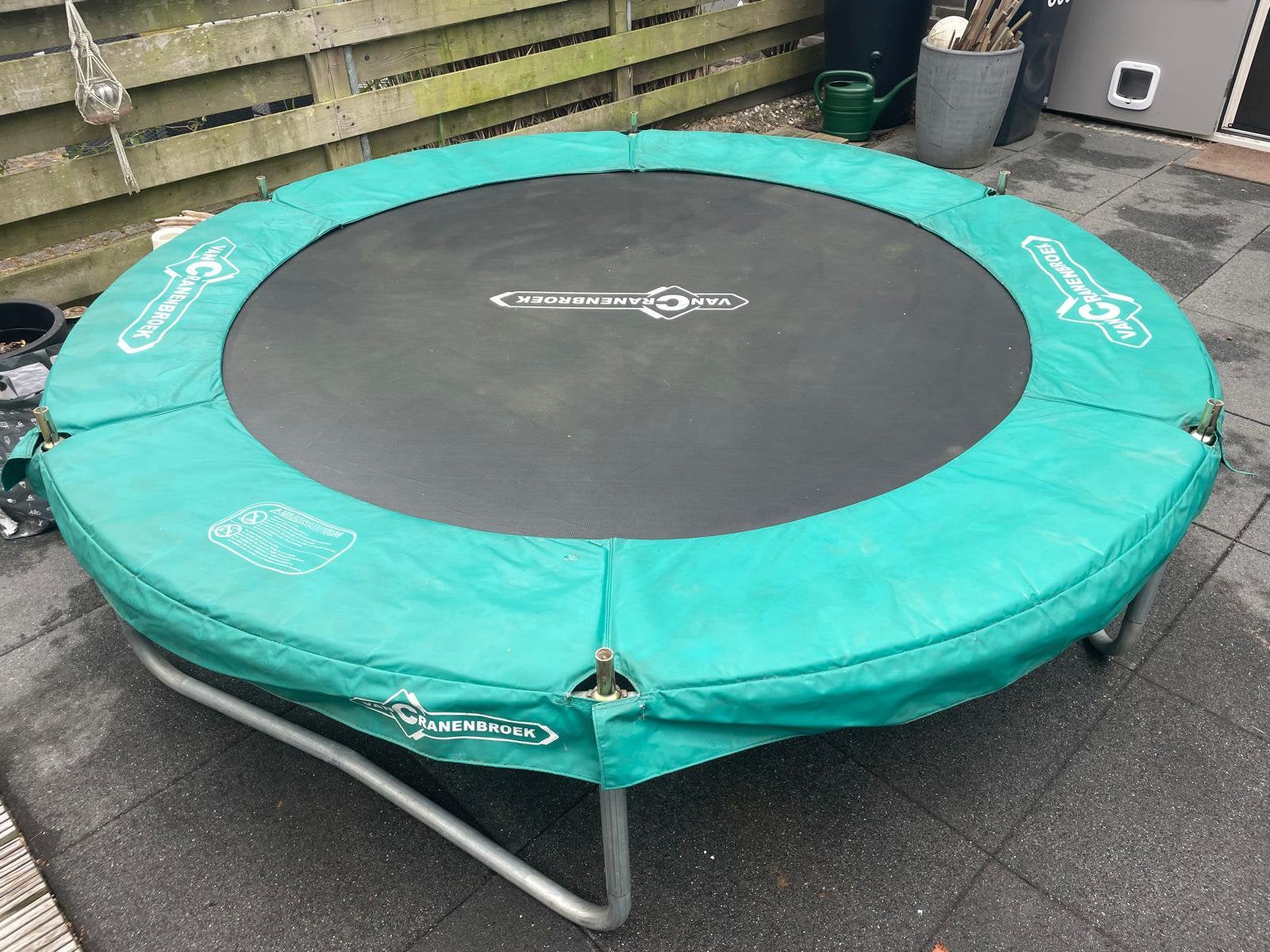 Trampoline met net Ø305 cm, Ophalen, Gebruikt