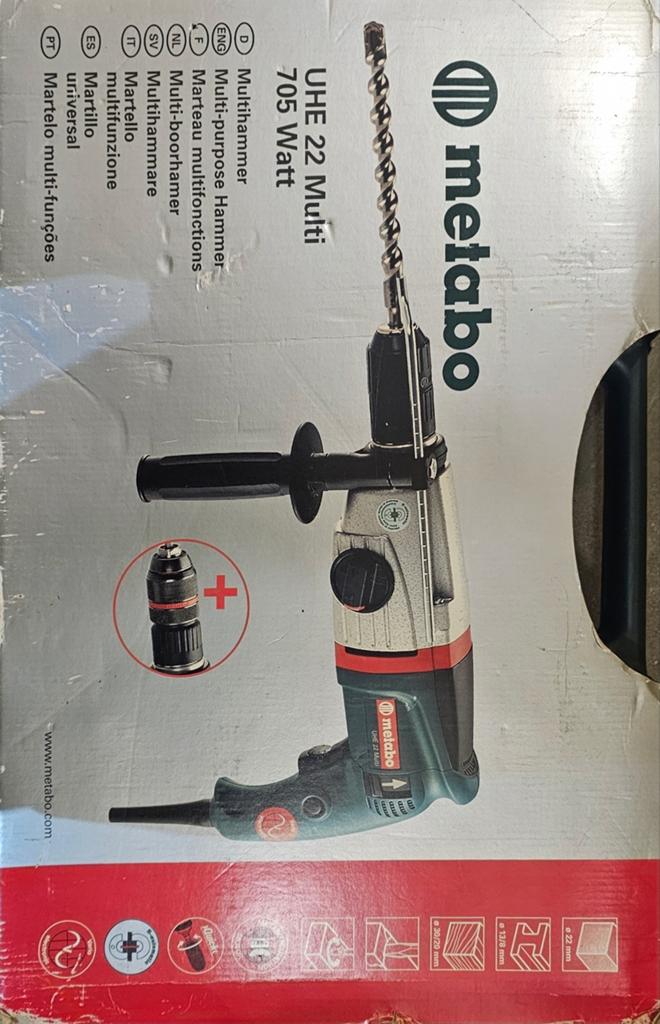 Metabo UHE 22 Multi Professionele Klopboor - Nieuw in doos, 600 watt of meer, Nieuw, Klopboormechanisme, Ophalen