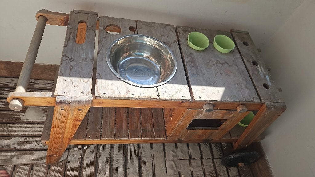 Modderkeuken/buitenkeuken, Kinderen en Baby's, Ophalen, Gebruikt