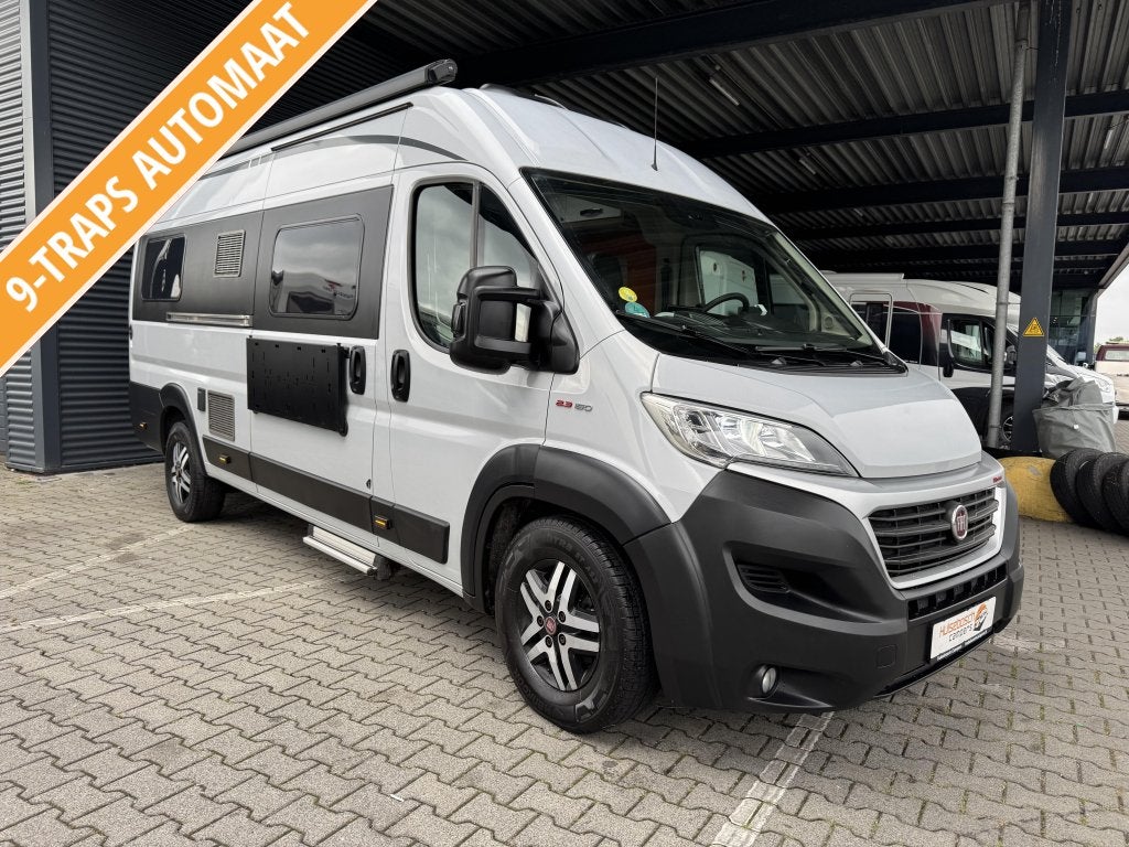 Pössl Roadcruiser 640 automaat Lithium pakket super netjes, Caravans en Kamperen, Campers, Chemisch toilet, Ringverwarming, Fiat