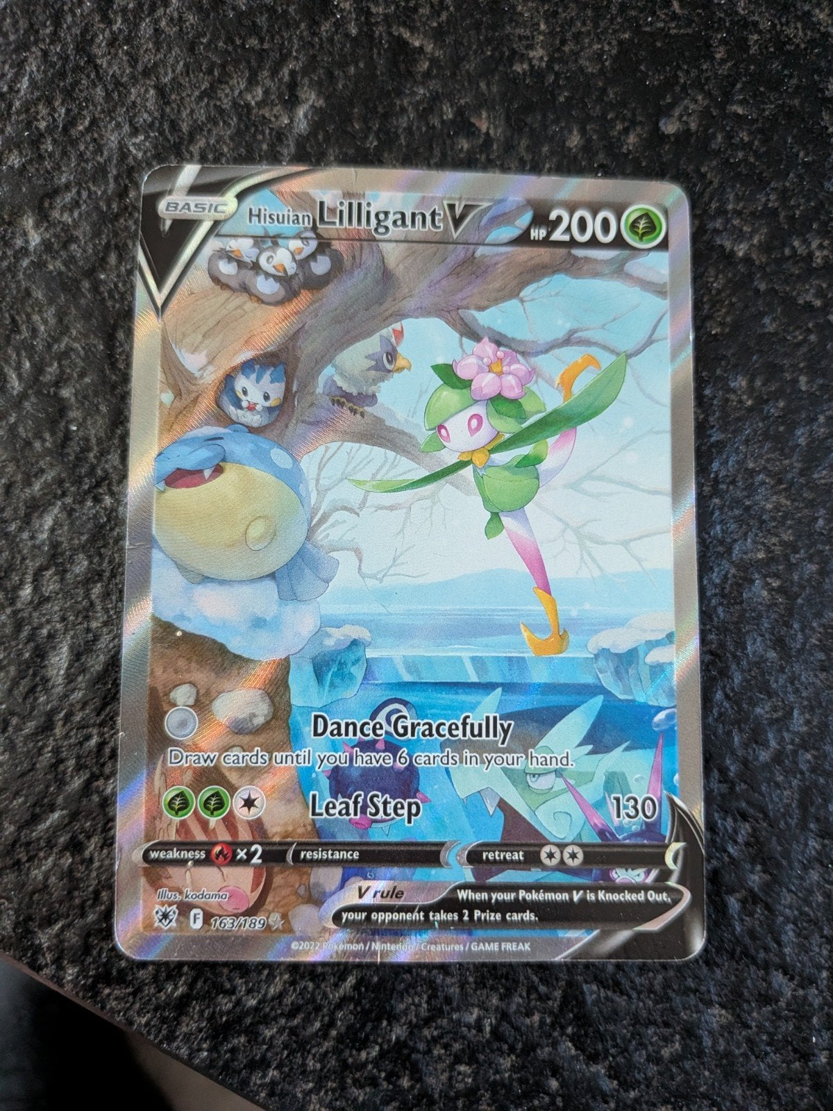 Pokemon kaart Lilligant V holo, Ophalen, Zo goed als nieuw