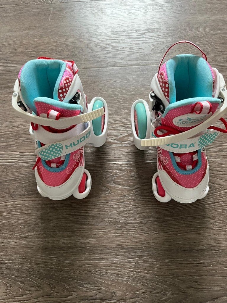 Hudora verstelbare kinderskates maat 26-29, Verstelbaar, Kinderen, Ophalen of Verzenden, Zo goed als nieuw