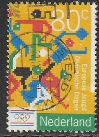 Nederland 1993 1564 Jeugd Olympiade 80c, Gest Amsterdam, Postzegels en Munten, Postzegels | Nederland, Ophalen of Verzenden, Na 1940