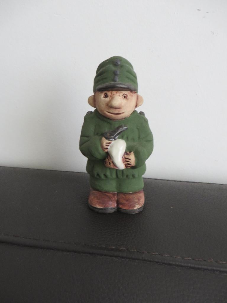 Beeldje van keramiek, Praag, Tsjechie, soldaat Schwejk, Ophalen of Verzenden