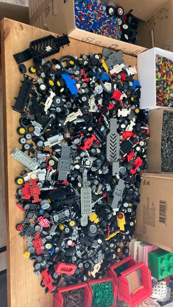 Lego Banden, Chassis, assen en dergelijke 6,2 kg, Gebruikt, Overige thema's, Lego, Ophalen of Verzenden
