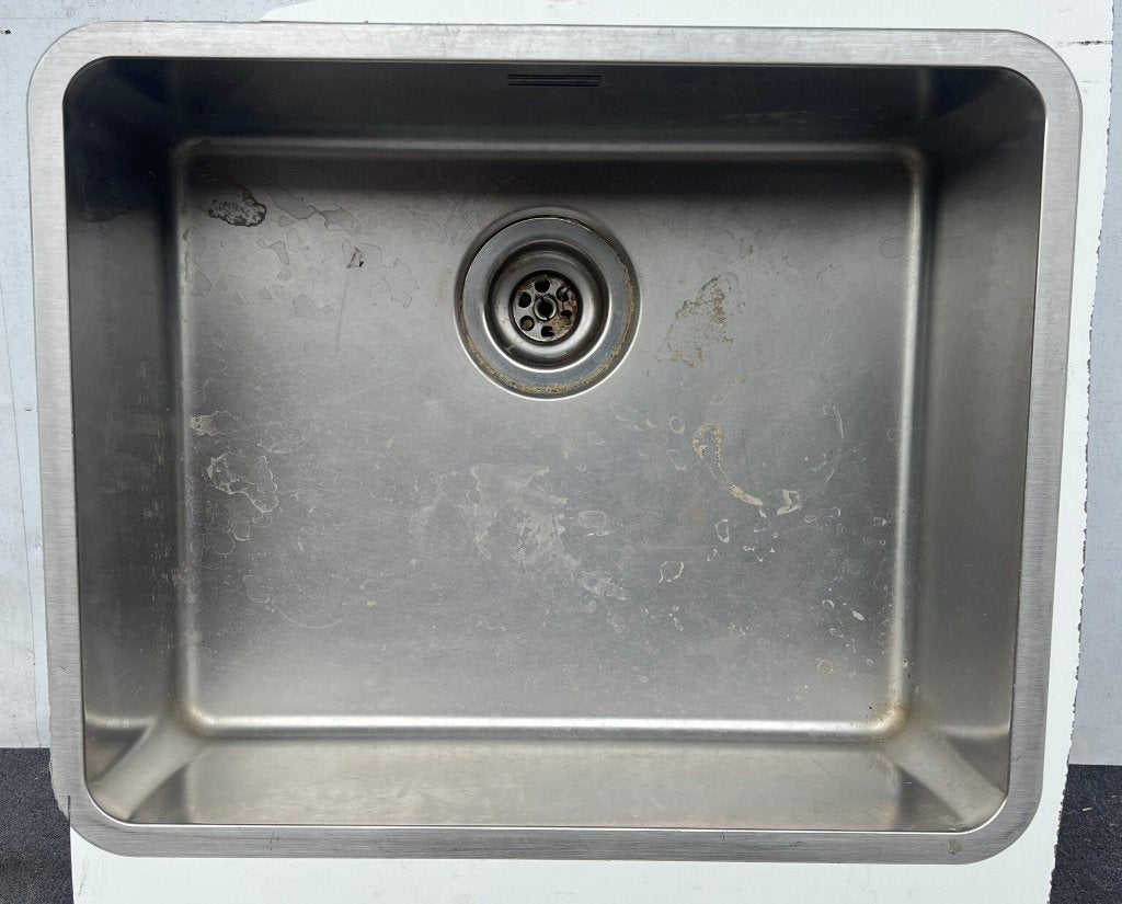 RVS gootsteen, Ophalen, Gebruikt