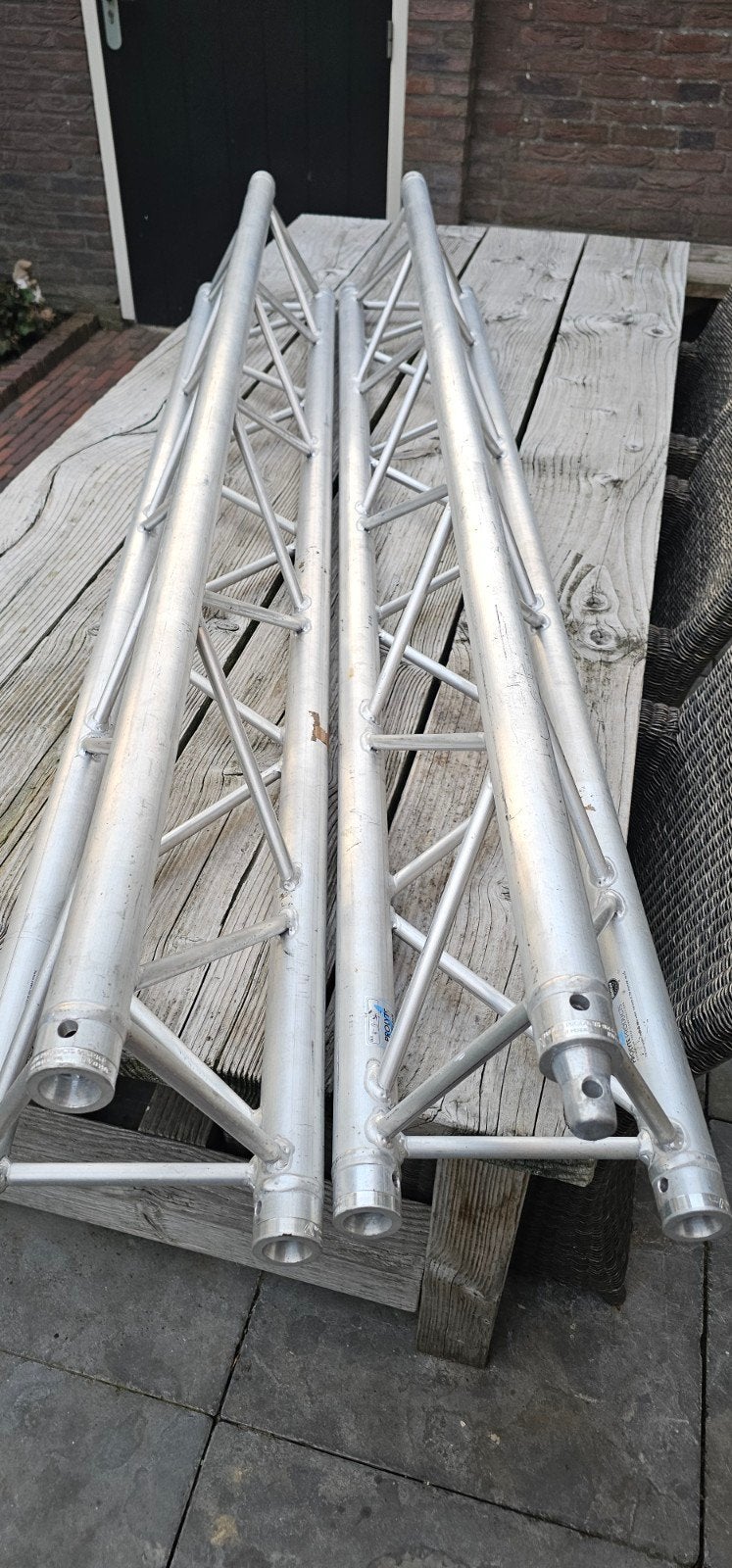 prolyte truss driekmhoek 2 meter, 2 stuks, Muziek en Instrumenten, Ophalen
