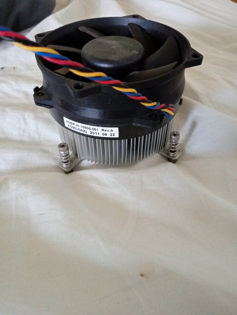 Acer / Foxconn CPU Koeler Heatsink, Computers en Software, Ophalen of Verzenden, Gebruikt, Luchtkoeling