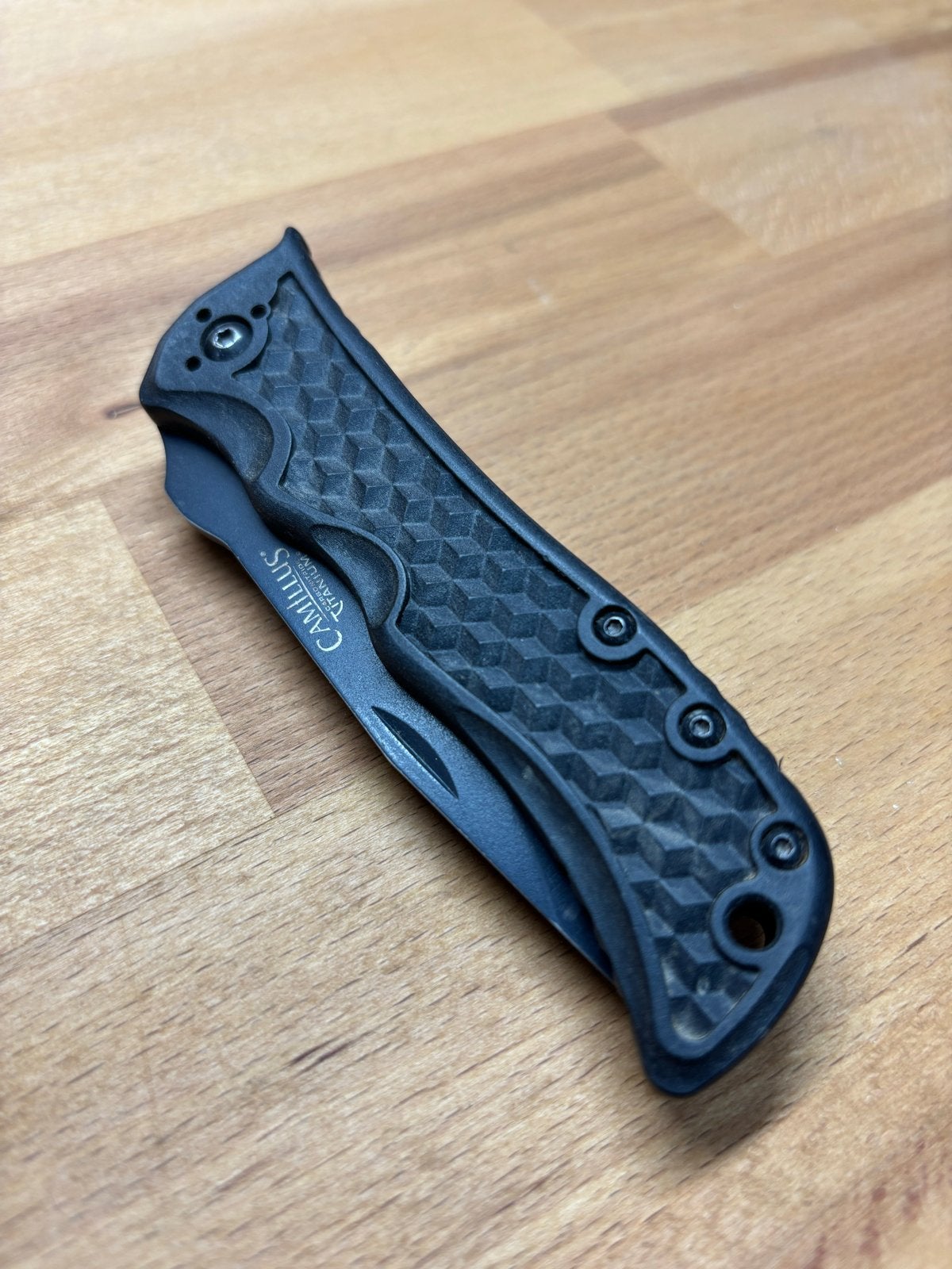 CAMILLUS CARBONITRIDE TITANIUM Zakmes, Ophalen of Verzenden, Gebruikt