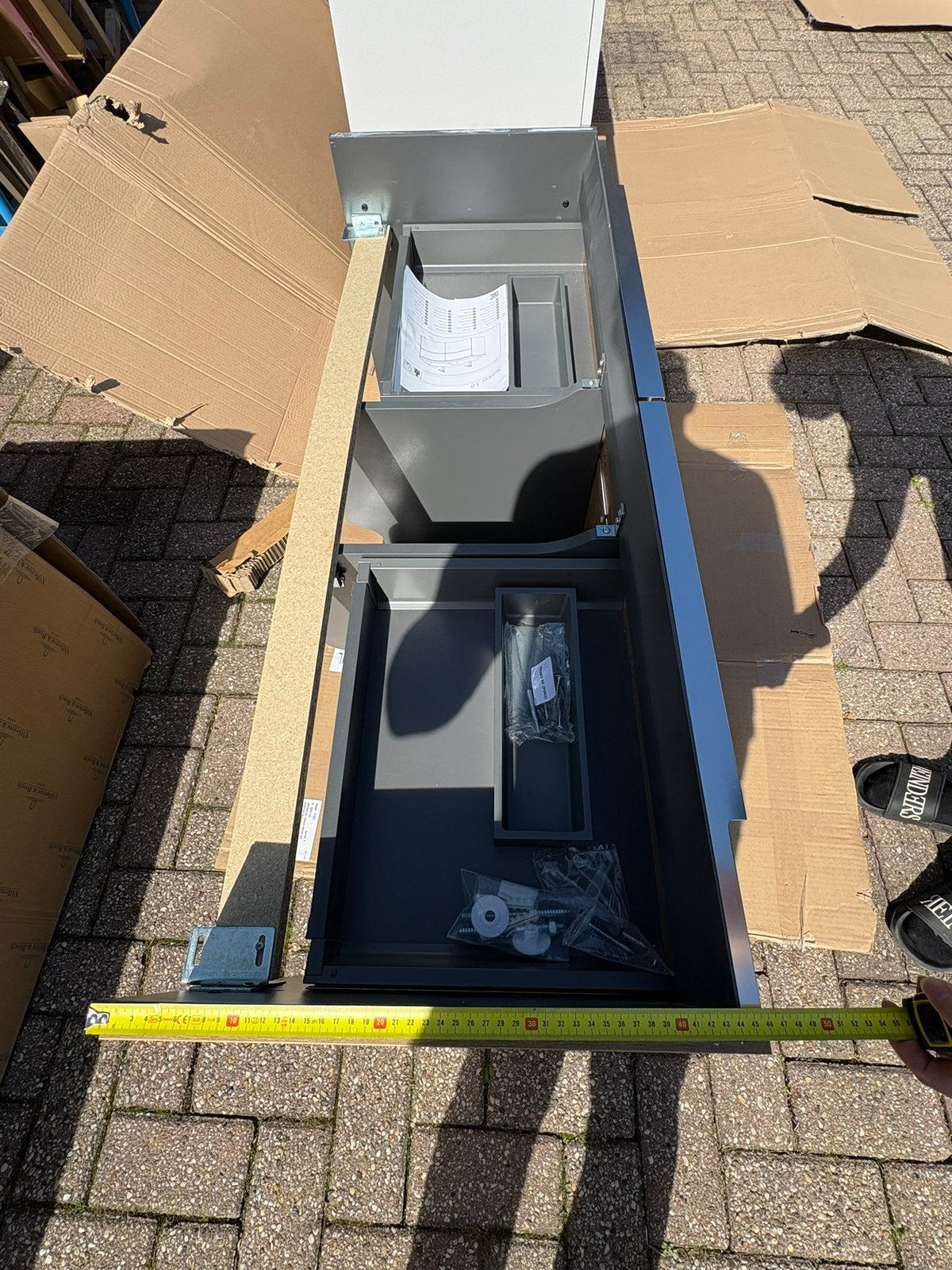 Geberit icon wastafelonderkast, Huis en Inrichting, Ophalen, 100 tot 150 cm, Nieuw, Minder dan 100 cm