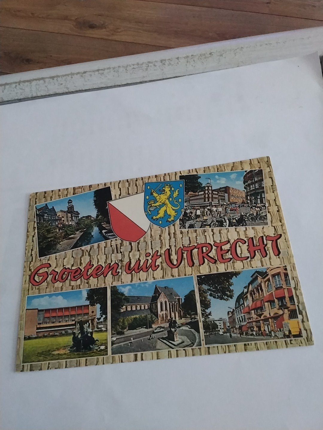 Vintage Ansichtkaart Groeten uit Utrecht - Ongelopen, Ophalen of Verzenden, 1960 tot 1980, Ongelopen, Utrecht