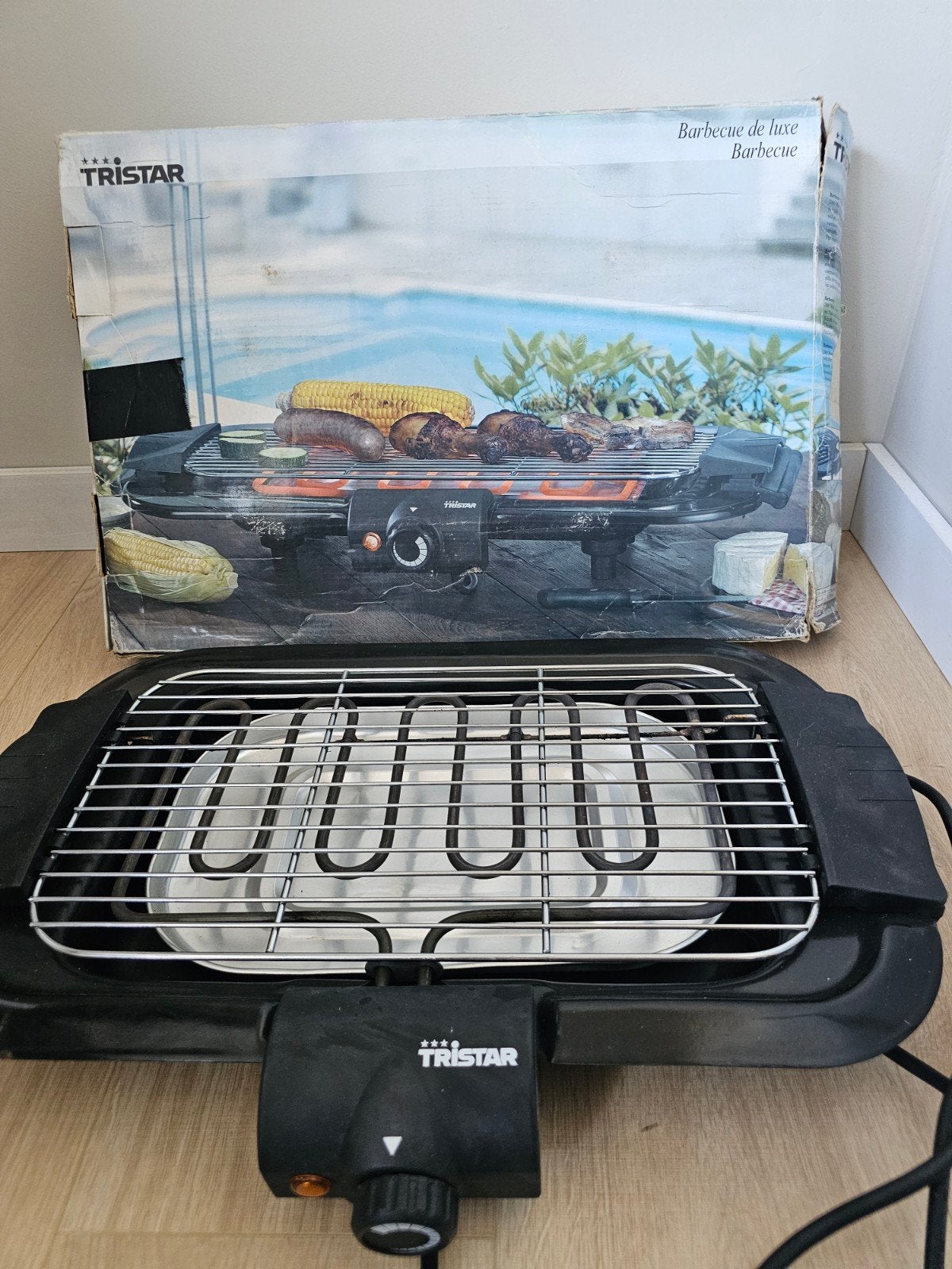 Tristar elektrische barbecue - Ideaal voor zomeravonden, Ophalen of Verzenden, Gebruikt, Tristar