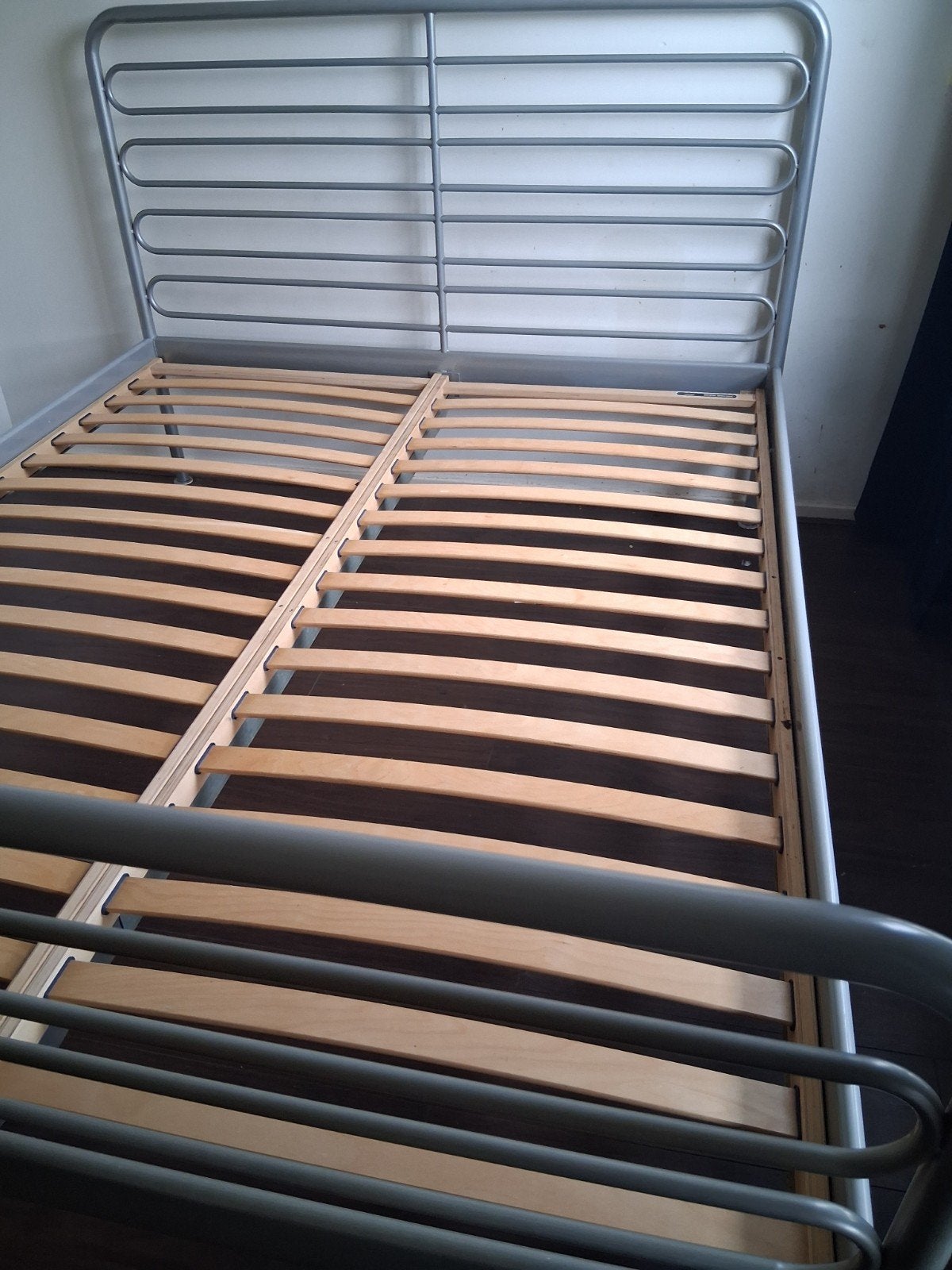 Tweepersoonsbed 180x200 cm met lattenbodems, Ophalen, Gebruikt, Tweepersoons, 180 cm