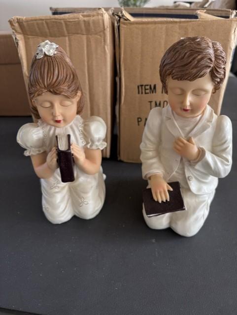 communie taartversiering jongen of meisje 20 cm groot, Ophalen of Verzenden, Nieuw, Versiering, Overige