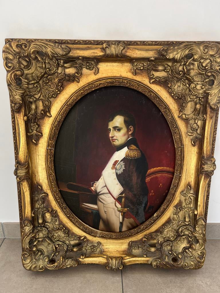 Schilderij Napoleon in ovale lijst, Ophalen