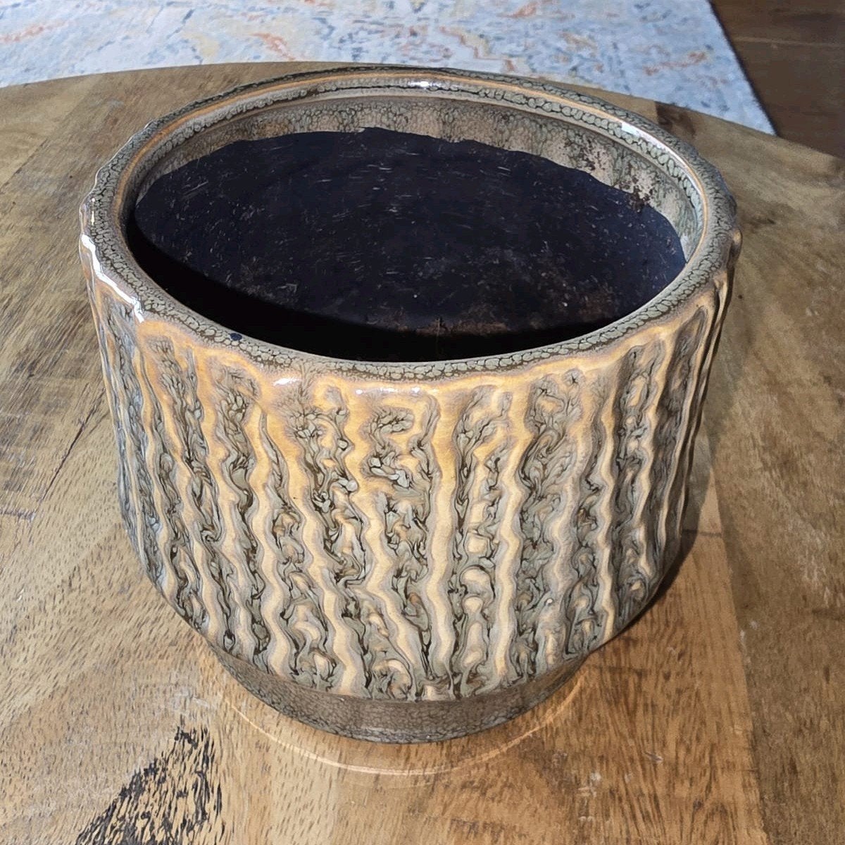 sierpot, Rond, Ophalen of Verzenden, Aardewerk, Minder dan 40 cm