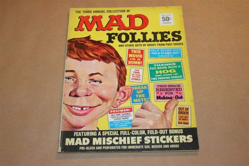 The Third Annual Collection of Mad Follies - met bonus !!, Eén stripboek, Ophalen of Verzenden, Zo goed als nieuw