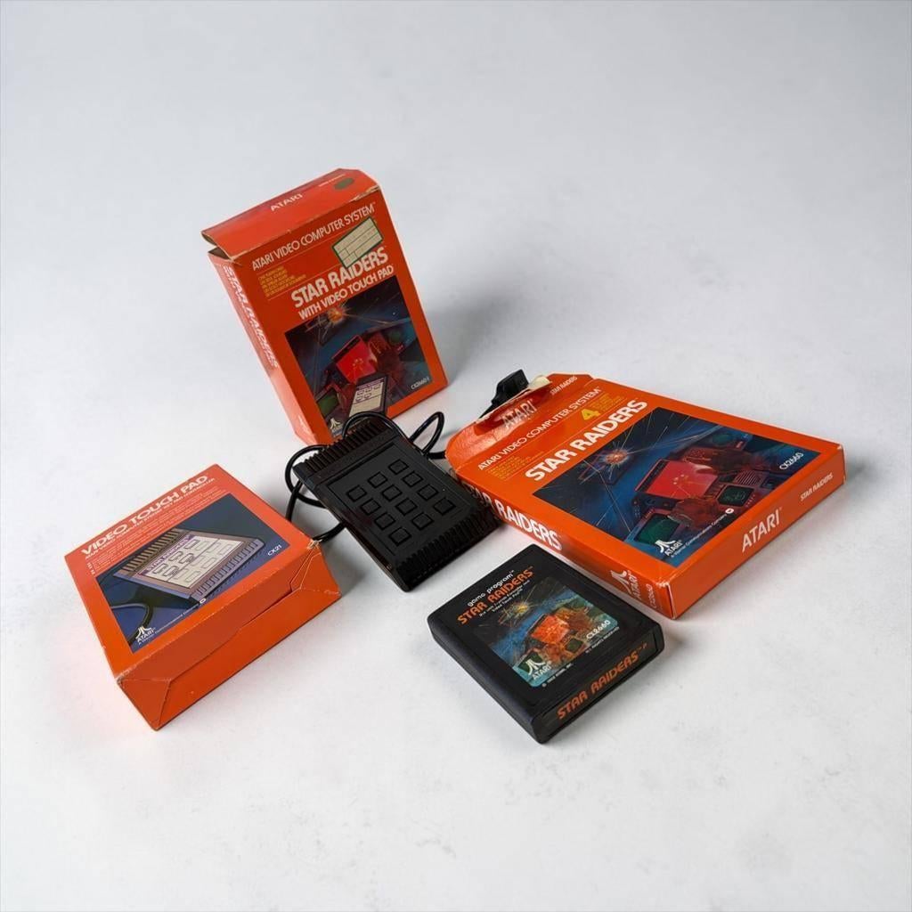 Vintage video game ATARI 2600:Star raiders & Video Touch Pad, Ophalen