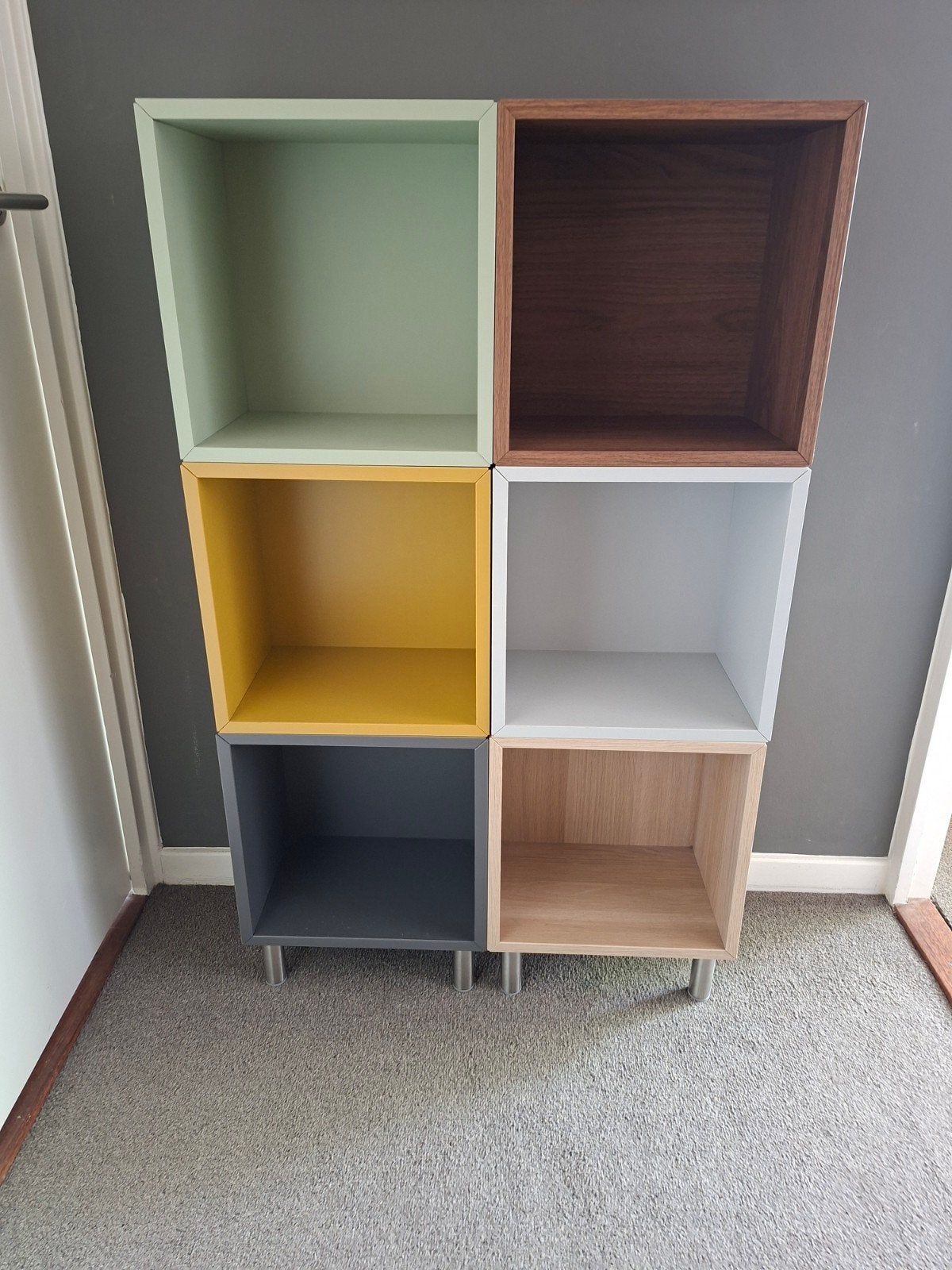 Leuke Ikea vakkenkast 70x115x25 diverse kleuren, Huis en Inrichting, Kasten | Wandmeubels, Zo goed als nieuw, 100 tot 150 cm, Minder dan 150 cm
