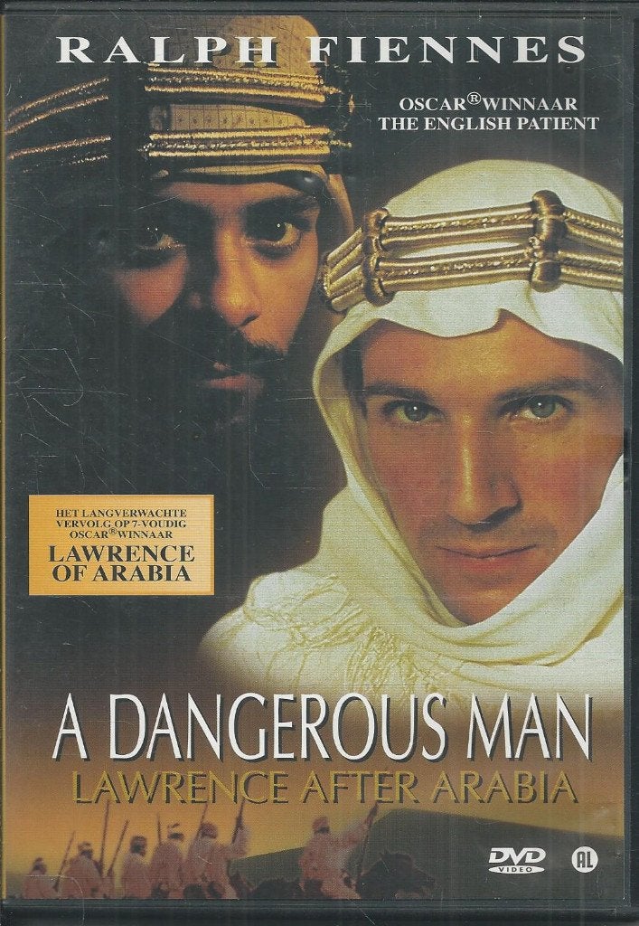 A dangerous man, Lawrence after Arabia met o.a. Ralph Fienne, Alle leeftijden, Ophalen of Verzenden, 1980 tot 2000, Actie en Avontuur