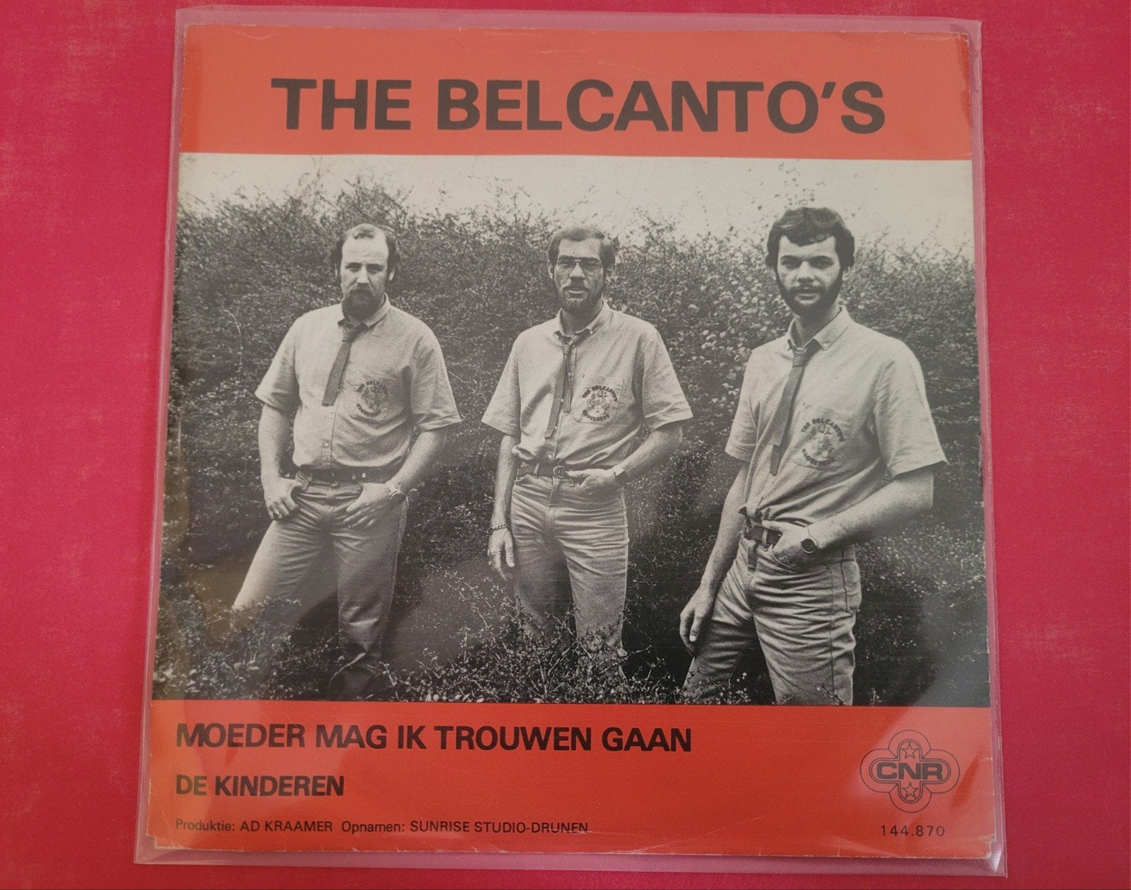 The Belcanto's - De kinderen - Moeder mag ik trouwen gaan., Ophalen, Zo goed als nieuw, Overige formaten, Levenslied of Smartlap