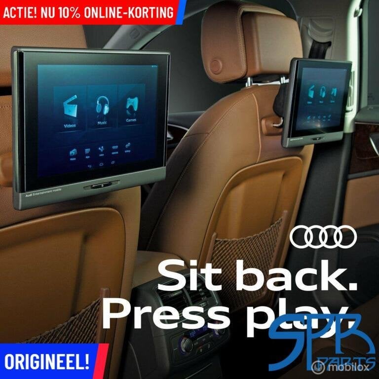 AUDI TV SCHERM SET 2X 10.1 INCH TABLET Houder ENTERTAINMENT, Audi, Nieuw, Audi, Ophalen of Verzenden