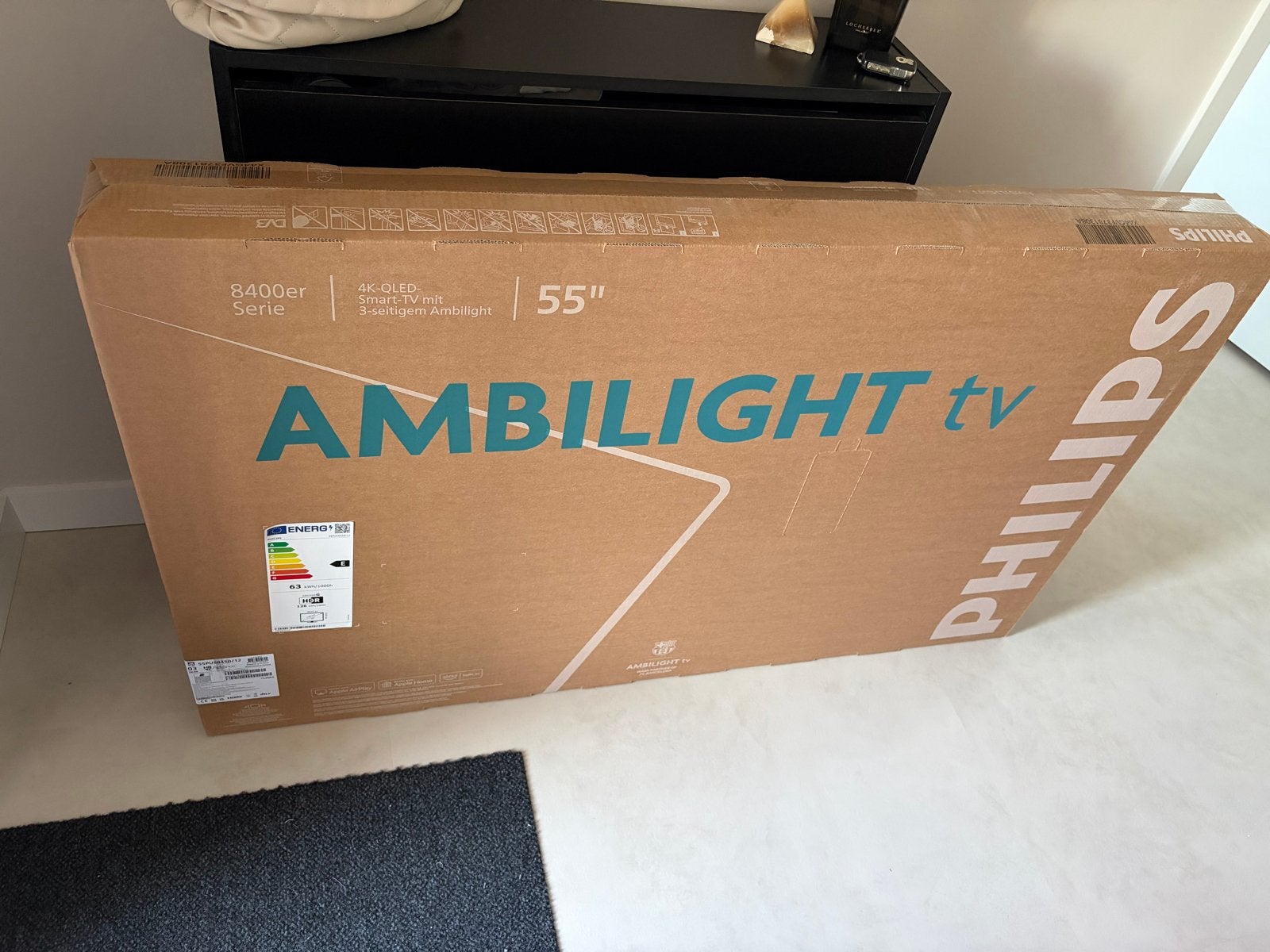 Philips Ambilight 55 inch 4K QLED Smart TV, Audio, Tv en Foto, Televisies, Ophalen, Philips, QLED, Nieuw