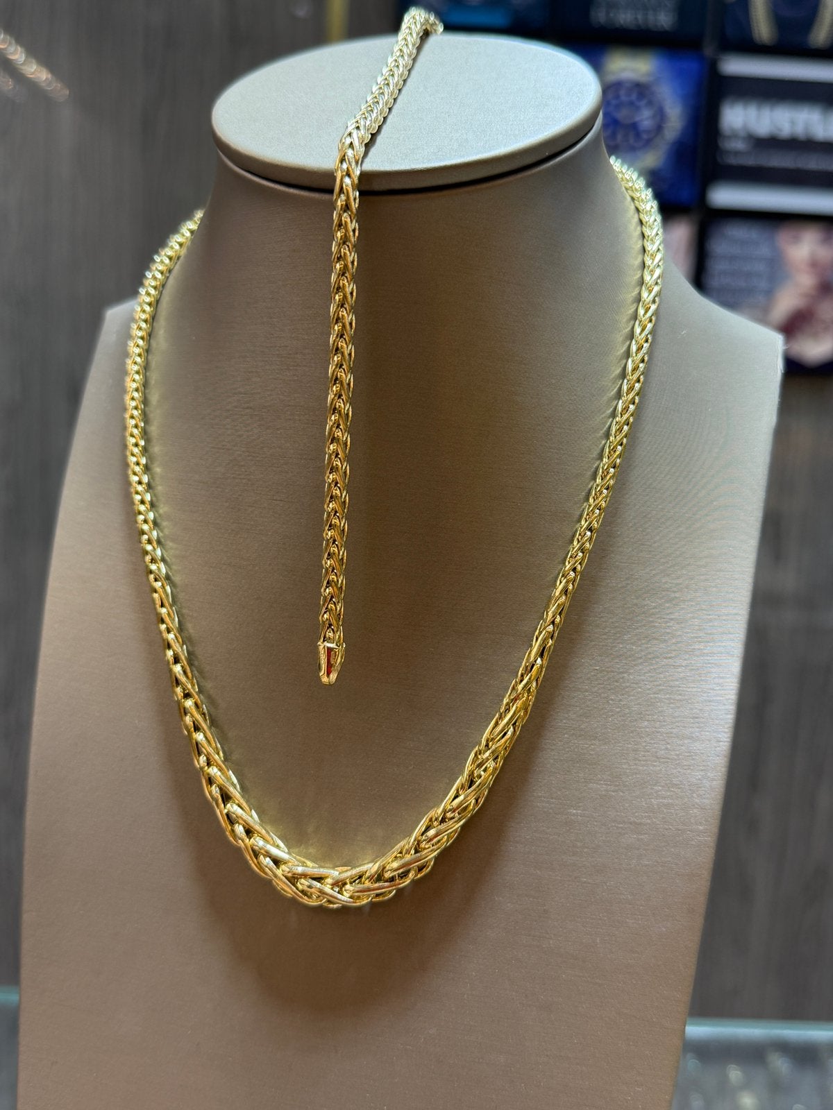 18KT Goud - 21.7 Gram - Ketting en Armband - Vrouwenketting, Sieraden, Tassen en Uiterlijk, Kettingen, Ophalen, Nieuw, Goud
