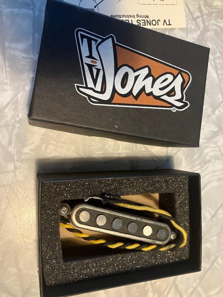 TV Jones Starwood telecaster neck pickup nickel, Ophalen of Verzenden, Zo goed als nieuw, Elektrische gitaar