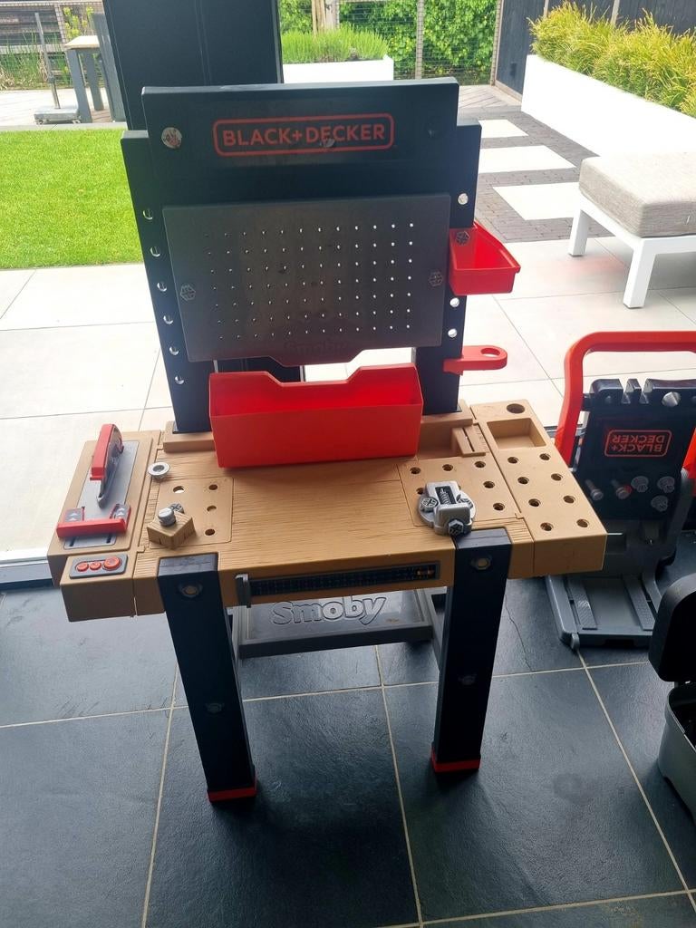 Black en decker werkbank incl. gereedschapkist met inhoud, Ophalen of Verzenden, Gebruikt