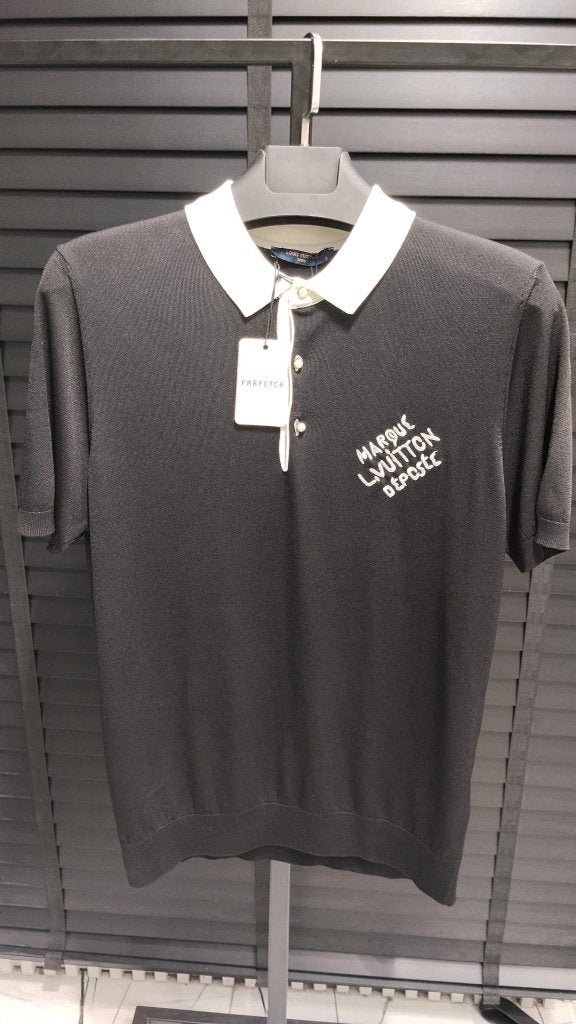 LÖÜ1S VYITT0N polo, Ophalen of Verzenden, Nieuw, Zwart