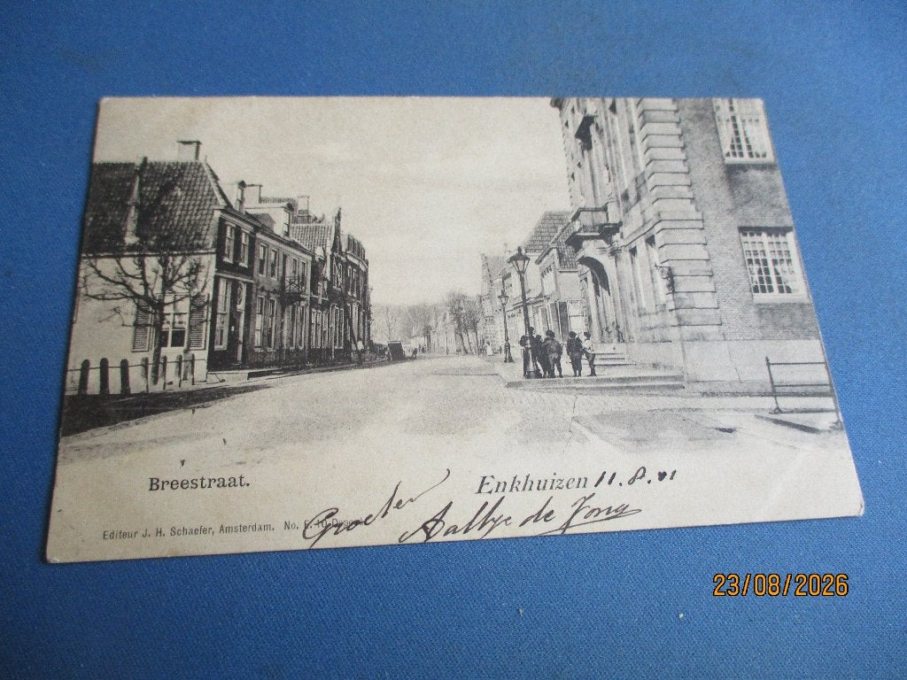 Enkhuizen (1901), Ophalen of Verzenden, Voor 1920, Gelopen, Noord-Holland