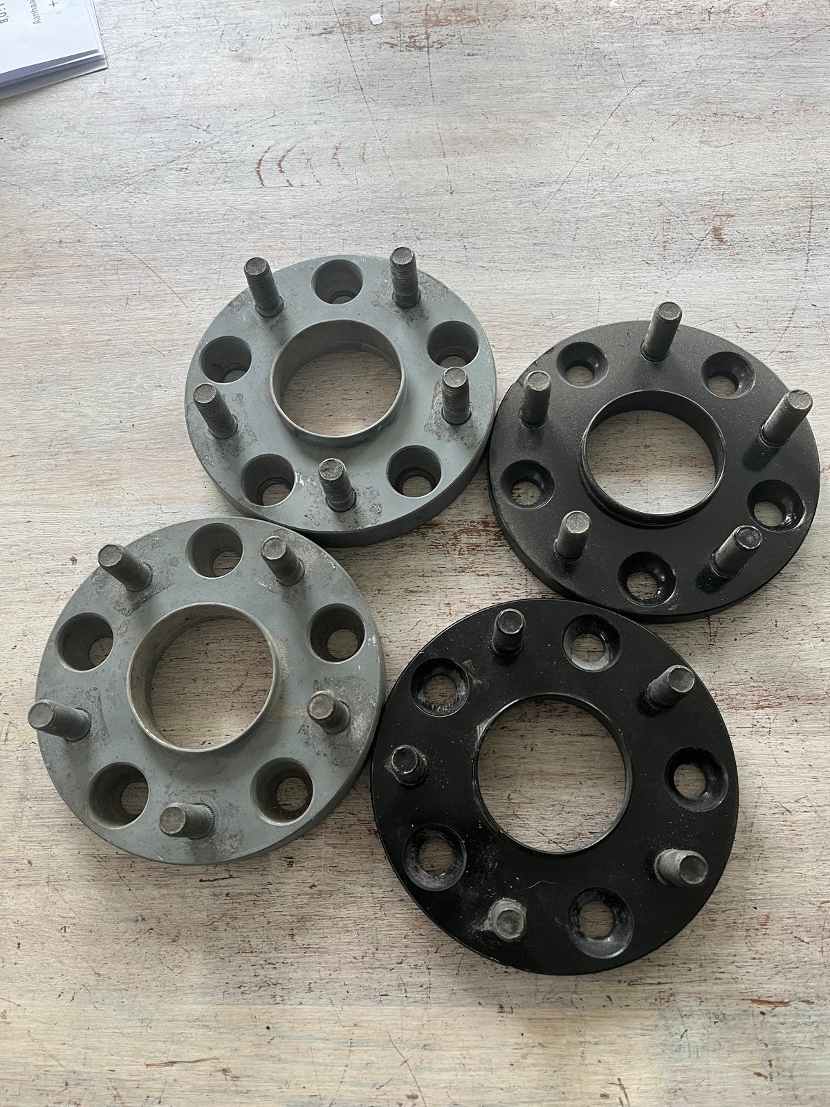 Spoorverbreders Porsche 5x130 - 2x 24mm, 2x 15mm, Auto-onderdelen, Banden en Velgen, Ophalen of Verzenden, Gebruikt, Personenwagen