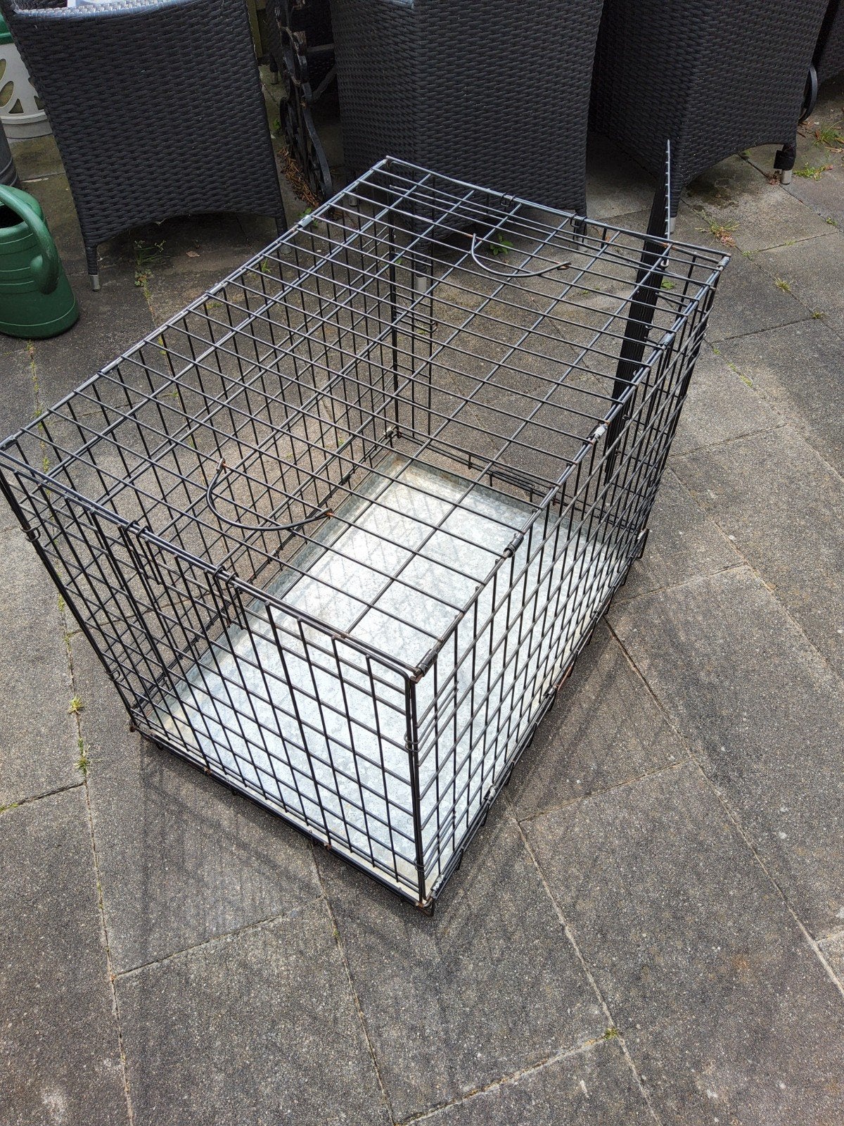 Honden bench metaal opvouwbaar, Ophalen, Gebruikt
