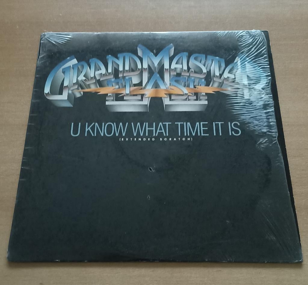 12'' Grandmaster Flash - U know what time it is, Ophalen of Verzenden, 1985 tot 2000, Gebruikt, 12 inch