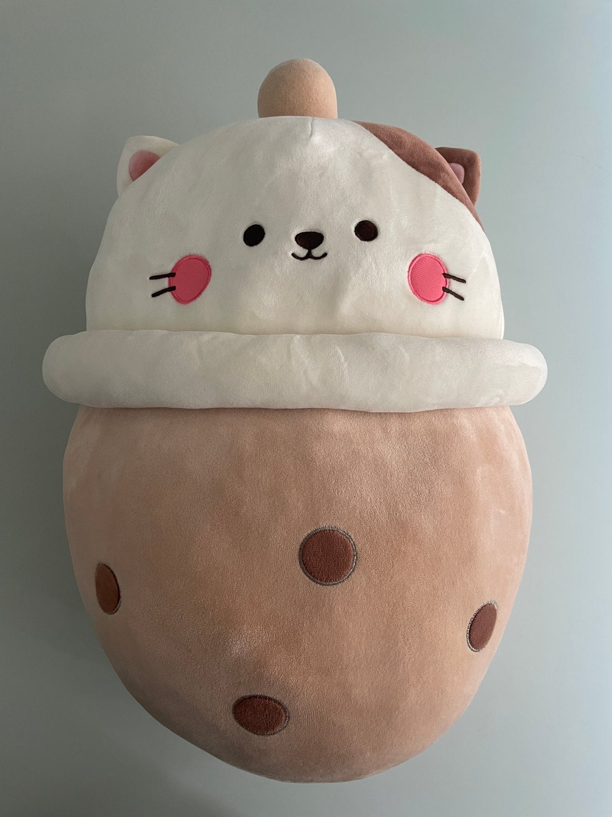 Miniso Boba Cat knuffel ca 50 cm, Overige merken, Overige typen, Ophalen of Verzenden, Zo goed als nieuw