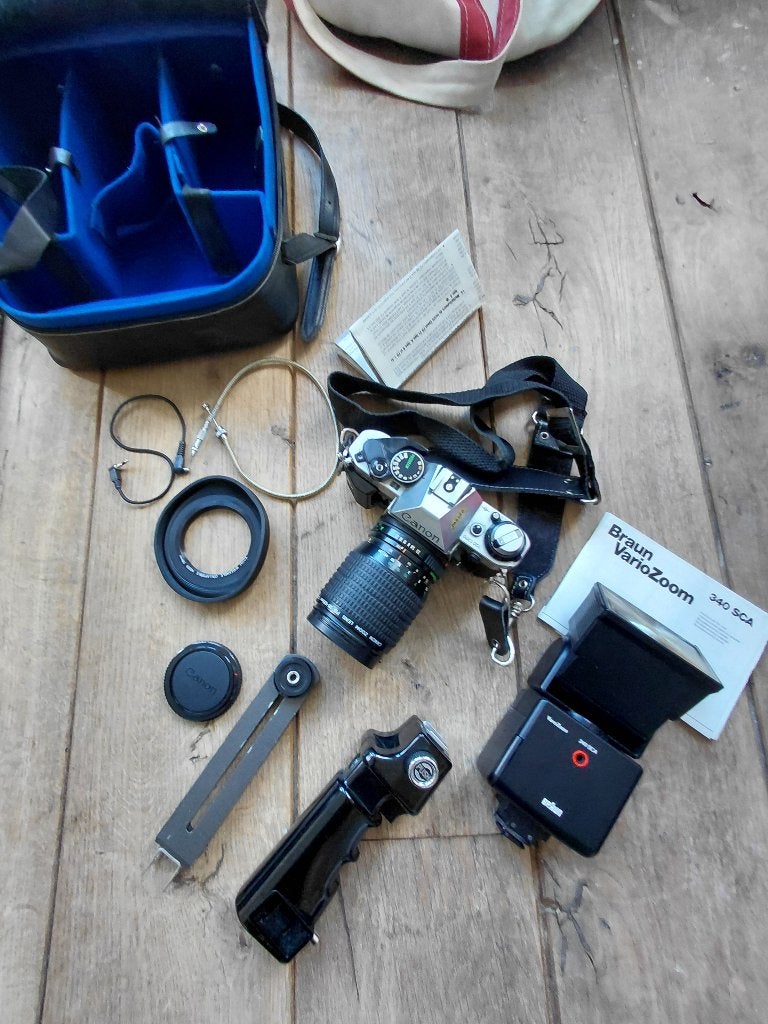 Canon AE-1 Program analoge spiegelreflexcamera, Audio, Tv en Foto, Ophalen of Verzenden, Gebruikt, Spiegelreflex, Canon