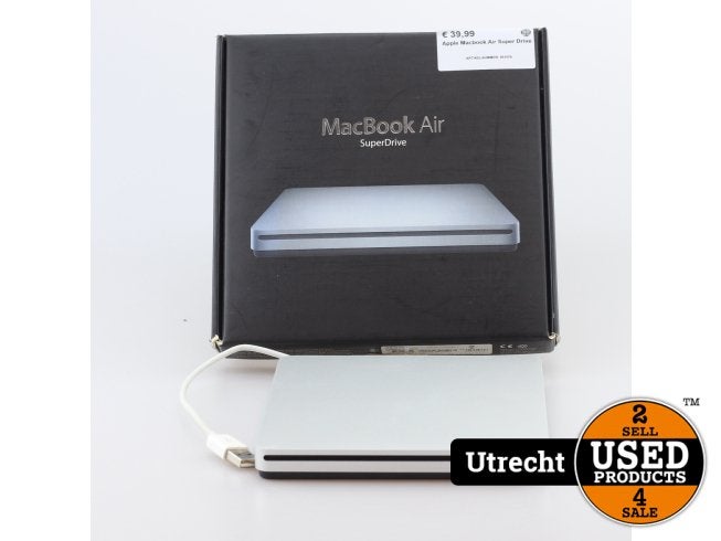 Apple Macbook Air Super Drive, Computers en Software, Apple, Zo goed als nieuw, Support@apple.com, One Apple Park Way
Cupertino, CA 95014
United States
