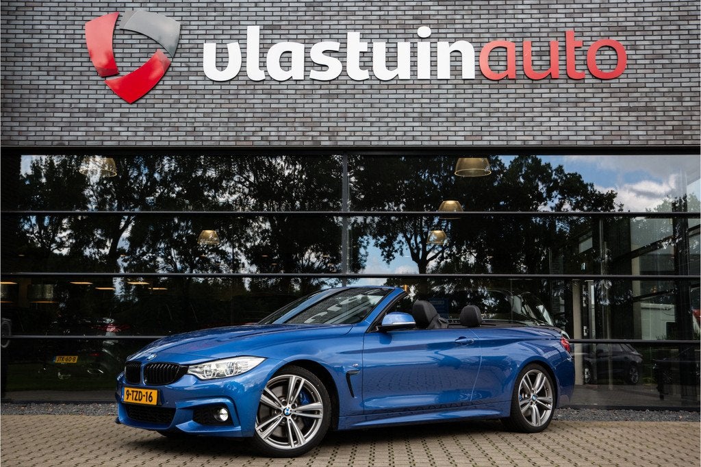 BMW 4 Serie Cabrio 428i High Executive M-Sport , Keyless ent, Auto's, Automaat, 745 kg, Gebruikt, Cabriolet