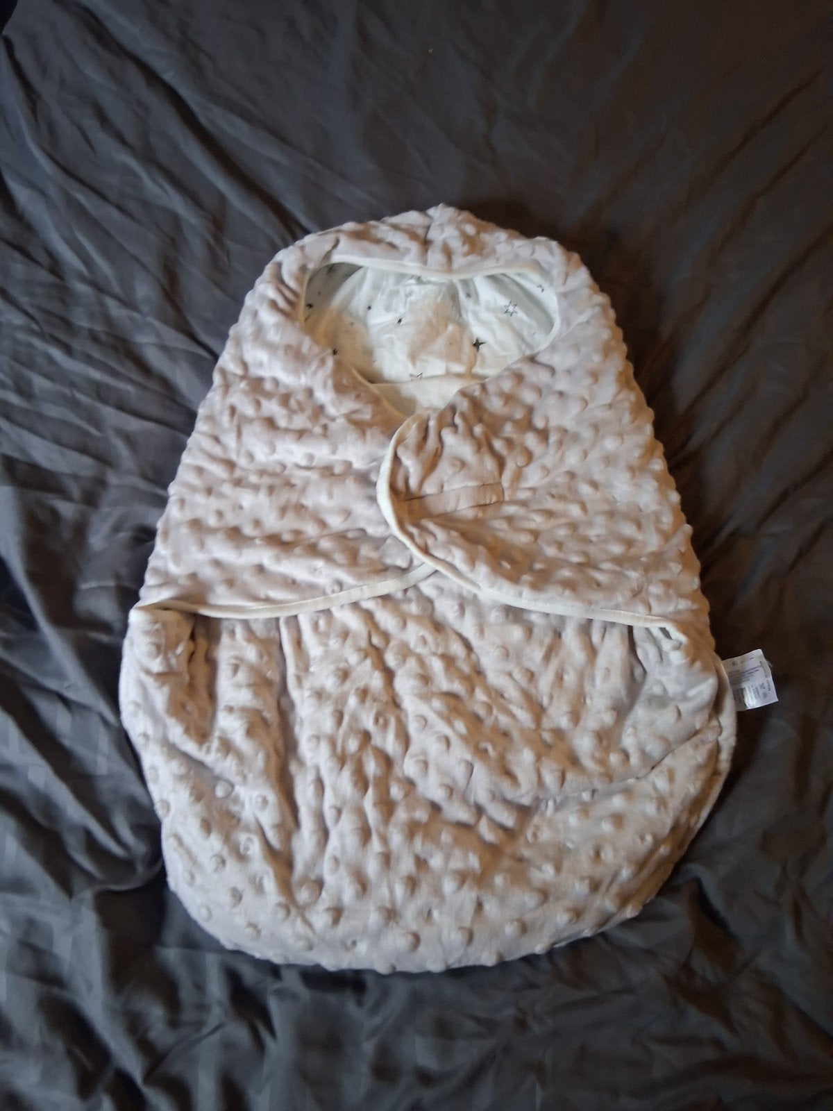 Maxi cosi Zachte Bakerzak/Slaapzak met Sterrenprint - Grijs, Kinderen en Baby's, Dekens, Slaapzakjes en Inbakerproducten, Bakerzak of Bakerdoek