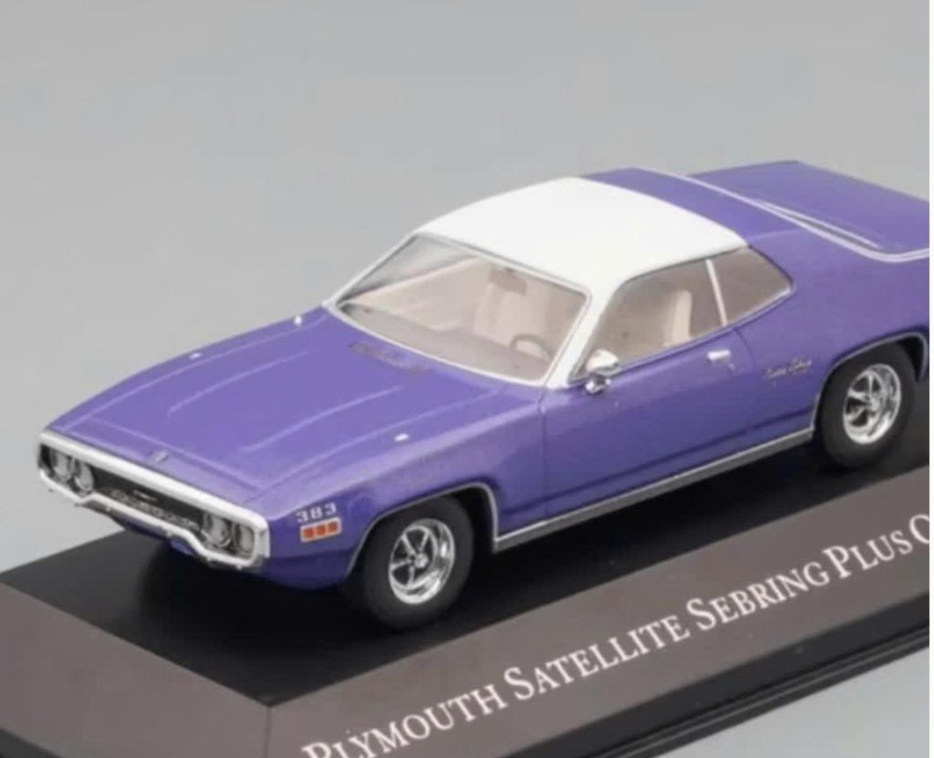 Plymouth Satellite Sebring Coupe 1/43 IXO American cars # 67, Hobby en Vrije tijd, Modelauto's | 1:43, Verzenden, Nieuw, Auto