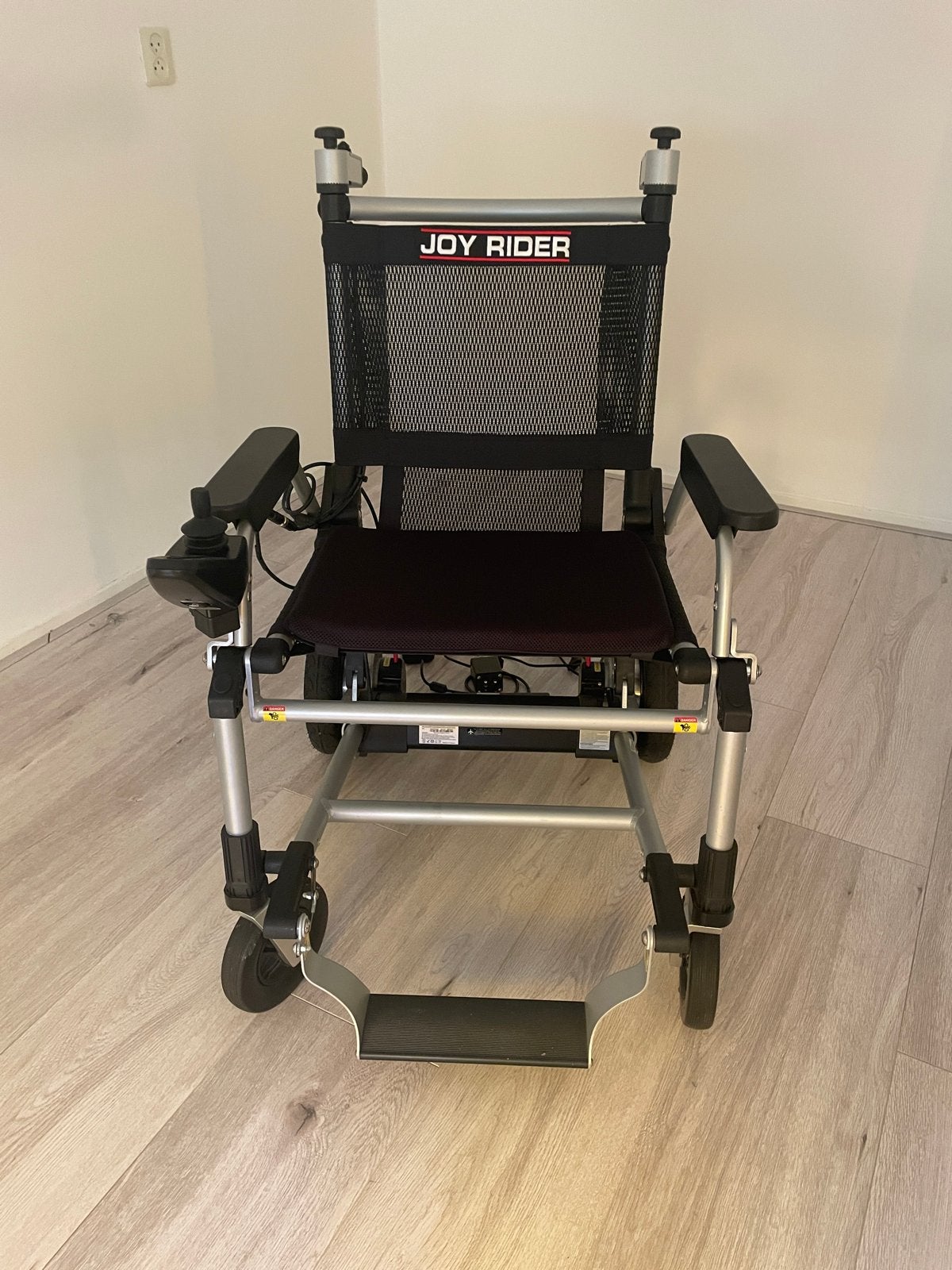 Electrische rolstoel Joyrider zwart, Diversen, Rolstoelen, Ophalen, Inklapbaar, Gebruikt, Elektrische rolstoel
