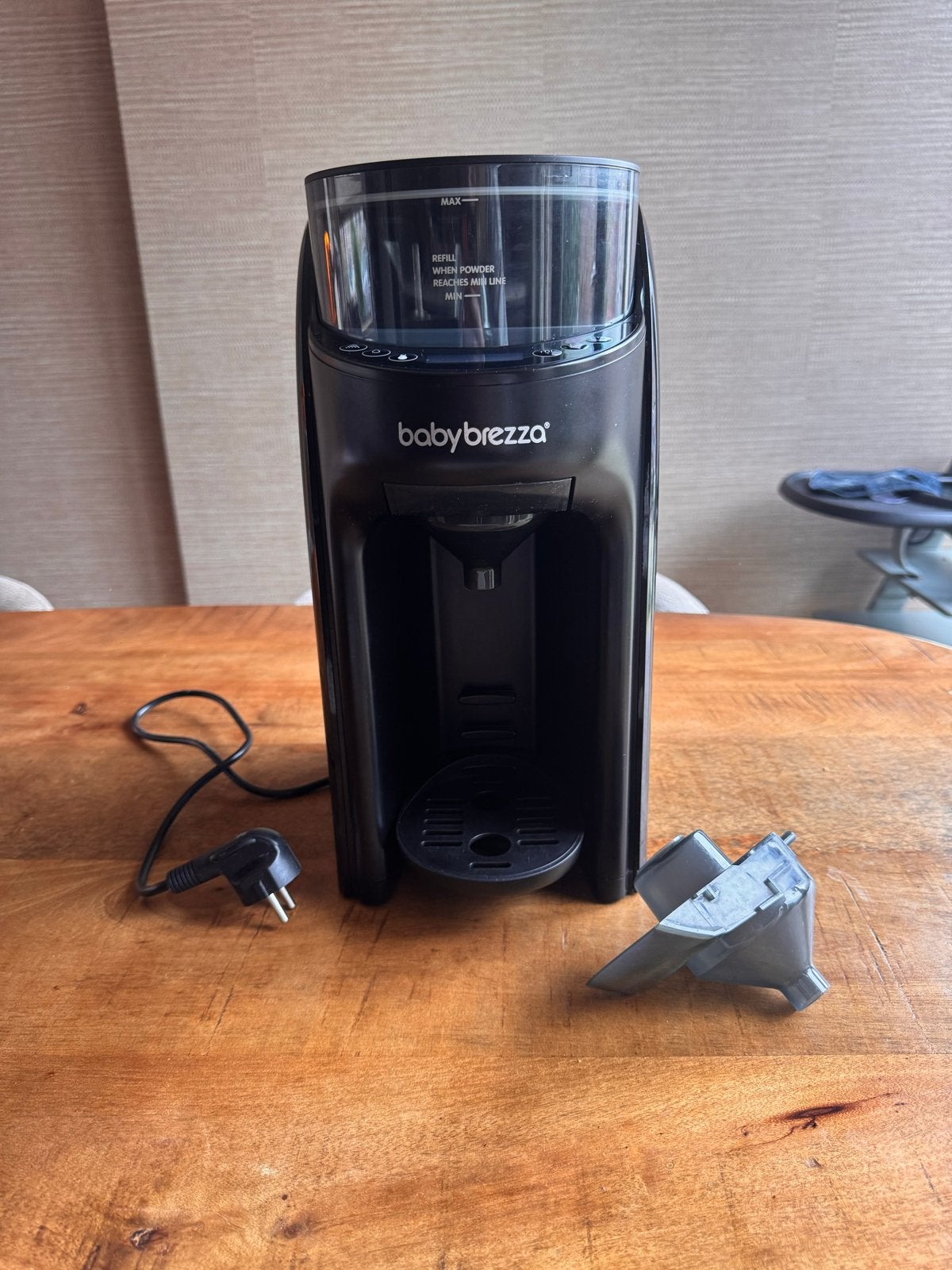 Baby Brezza Formula Pro Advanced met extra trechter, Zo goed als nieuw, Flessenmaker, Baby Brezza, Ophalen