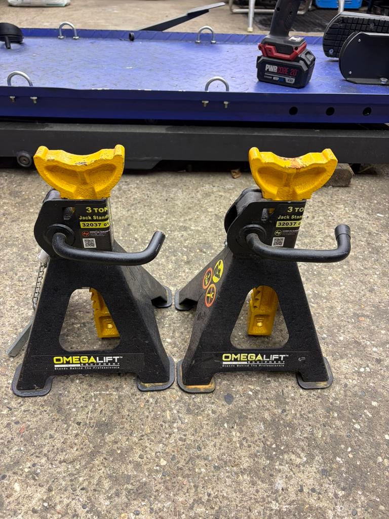 Jack stands, Ophalen of Verzenden, Zo goed als nieuw, Hydraulisch, Garagekrik