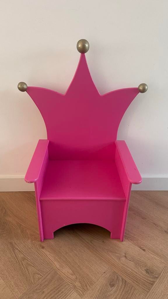 Roze prinsessenstoel, Kinderen en Baby's, Ophalen, Gebruikt, Stoel(en)