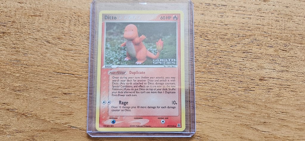 Ditto reverse holo 37 ex delta species, Ophalen of Verzenden, Zo goed als nieuw, Losse kaart, Foil